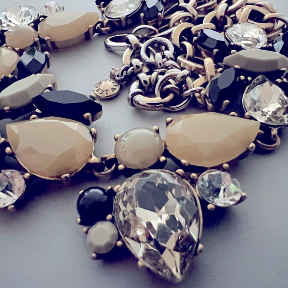 J. Crew Crystal Statement Necklace 19.5” - Picture 3 of 5